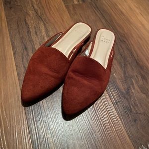 Amazing red pointed mules!